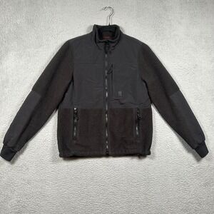 Topo Designs Subalpine Fleece Jacket Women's S Black Sherpa Full Zip Hiking Coat